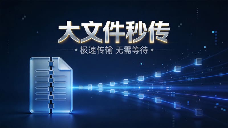 大文件上传很难？学会这招，GB文件秒传不是梦