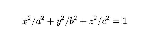 椭圆的计算方程