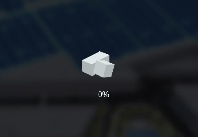 一款解压的3D方块加载动画效果